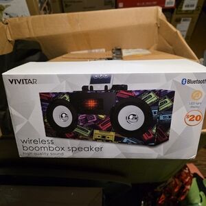 Vivitar Colorful Wireless Boombox Speaker